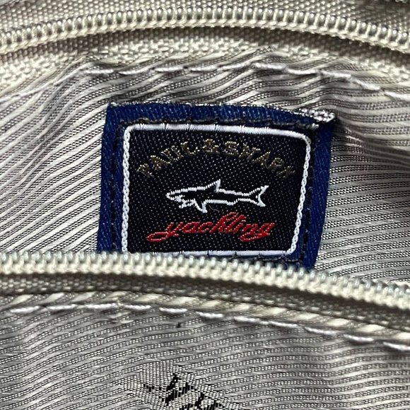 Paul & Shark Yachting Ostrich Leather Hand Bag Shoulder Bag Brown Tan - Picture 5 of 9